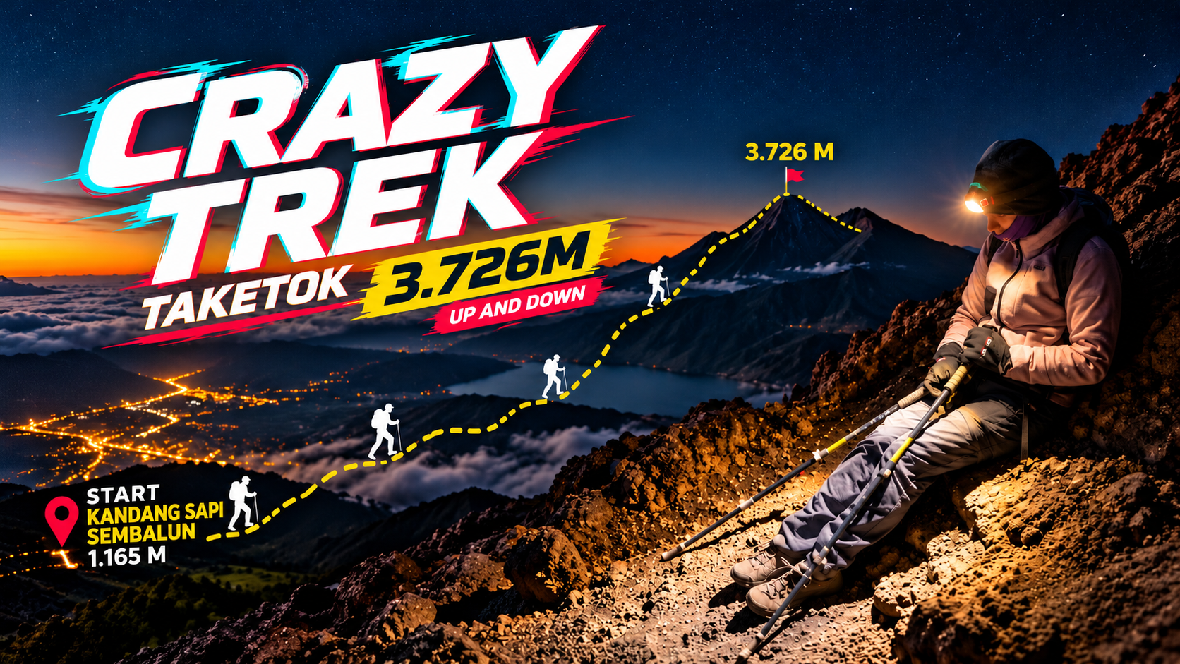 Mt Rinjani Summit One Day Crazy Trek