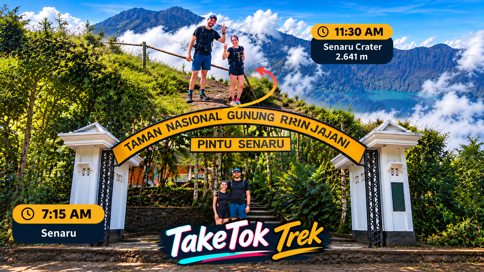 Mt Rinjani Senaru Crater Rim One Day Trek
