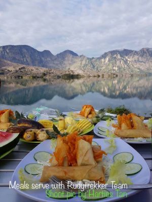 Meals served by the Rudytrekker Team